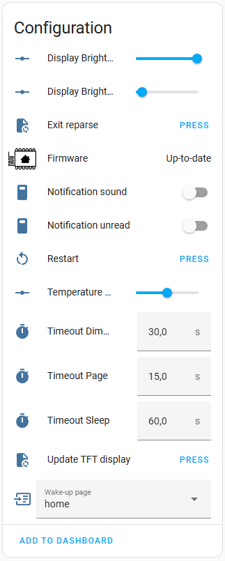 Device Setting - Configuration