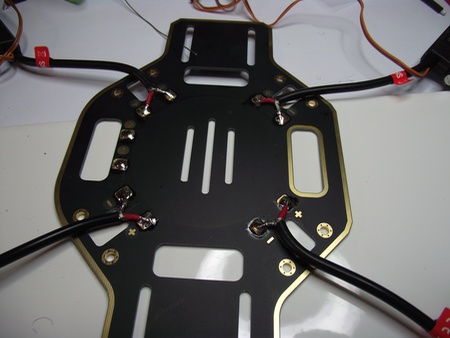 Quad ESC's soldered