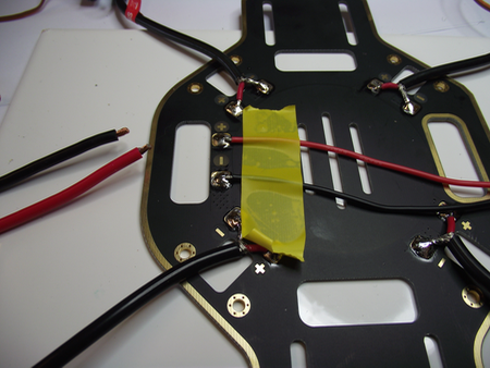 Quad solder BEC and battery