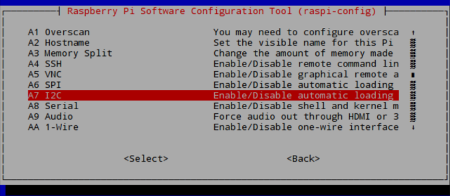 rasbpi config adv i2c